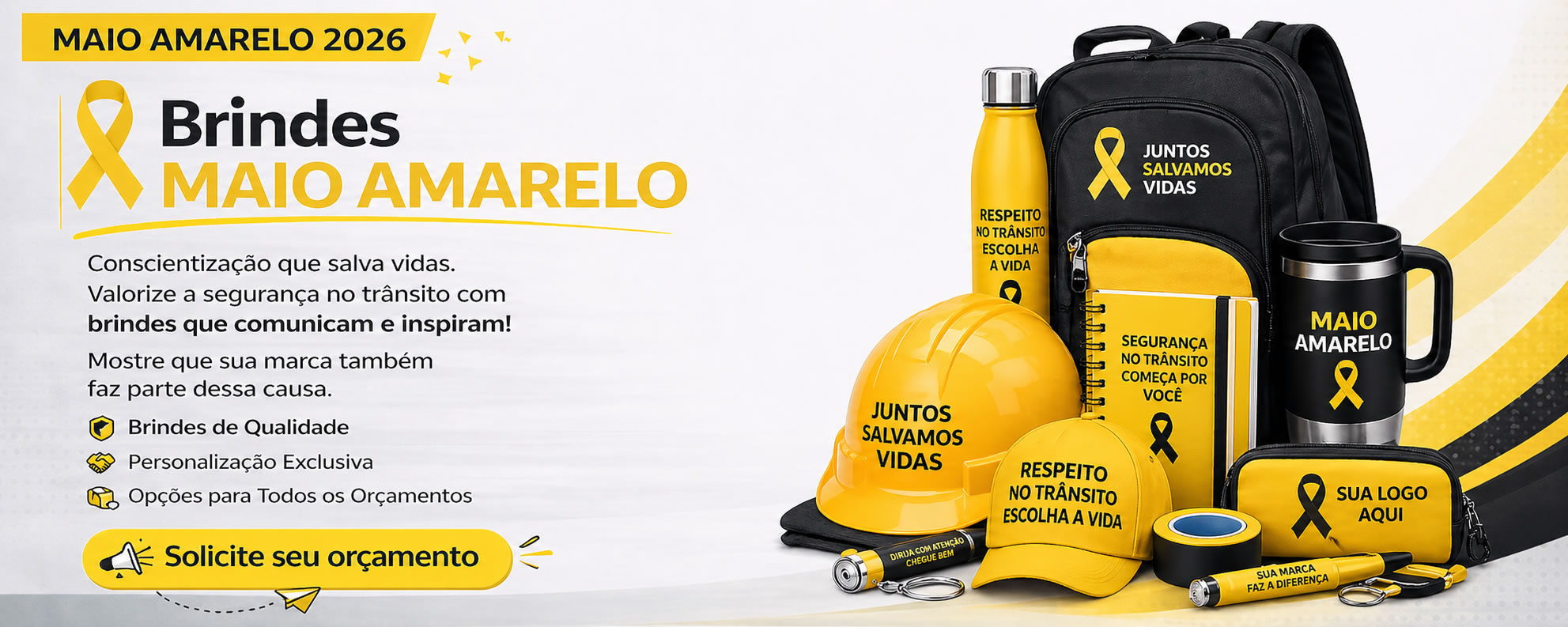 Brindes Maio Amarelo