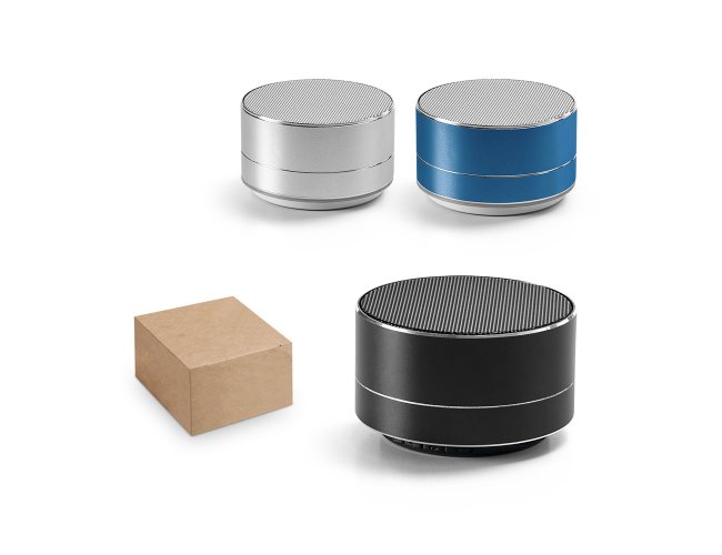 Caixa de Som em Alum�nio c/ Microfone