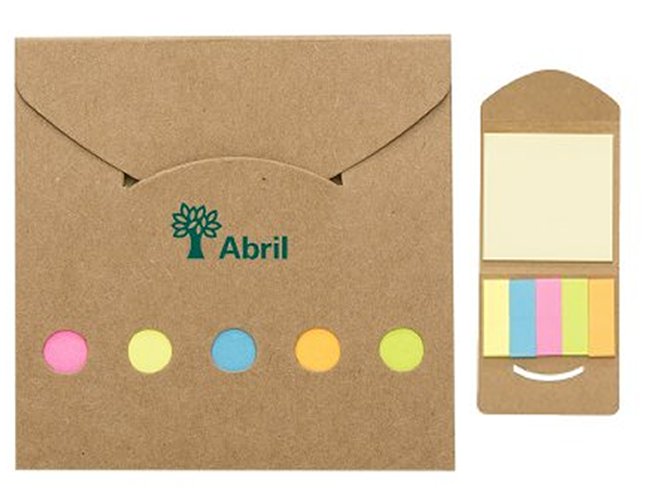 Bloco de Anotaes Ecolgico + Post It 12398 Personalizado