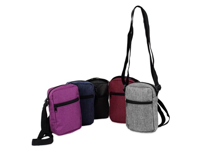 Bolsa de Ombro Poliéster PVC Mescla (19x13cm)