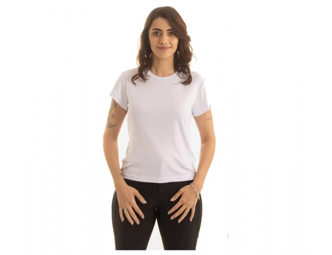 Camiseta Baby Look Poliamida