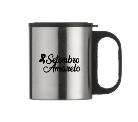 Caneca Inox 180ml 7392 Personalizada