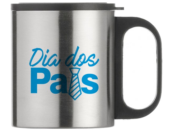 Caneca Inox 180ml 7392 Personalizada