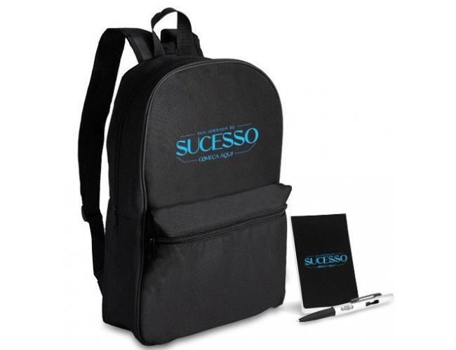 Conj. Mochila, Bloco E Caneta - 3 Pçs KT-90260