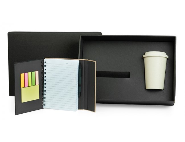 Kit Caderno, Caneta E Copo - 3 Pçs KT-9019F
