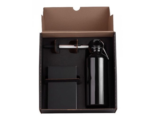 Kit Com Squeeze, Caneta E Bloco - 3 Pçs KT-9041R