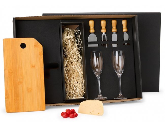 Kit Queijo E Champagne - 7 P�s KT-90197