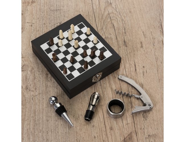 Kit Vinho Xadrez 4 peças (12046)