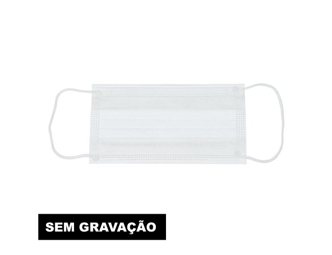 Mscara Descartvel Camada Tripla com Clipe Nasal (SEM GRAVAO) 11775