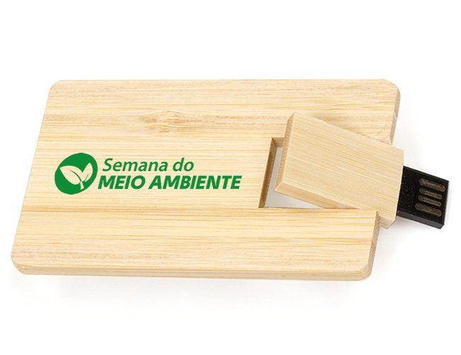 Pen Card Ecolgico Bambu 4GB Personalizado 039