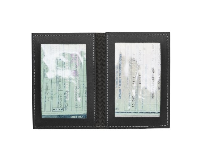 Porta-documento em Couro Sintético 13468